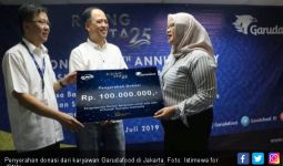 Rp 100 Juta Donasi Karyawan Garudafood untuk Rumah Singgah - JPNN.com