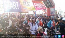 Gowes Nusantara 2019 di Palembang Berlangsung Meriah - JPNN.com