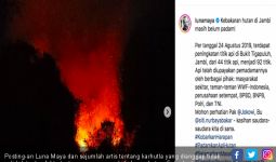 Luna Maya Posting Karhutla di Jambi, KLHK: Memang Dia Pernah Padamkan Api? - JPNN.com