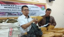 Polda Banten Amankan 82 Kg Ganja dari Lima Bandar - JPNN.com