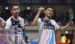 Ganda Putra Indonesia Masih Sempurna Hingga 16 Besar Denmark Open 2019 - JPNN.com