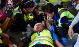 Kabar Terbaru Wartawan Indonesia yang Tertembak Saat Liput Demo Hong Kong - JPNN.com