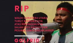Walhi Desak Polda Sumut Usut Tuntas Kematian Goldfrid Siregar - JPNN.com