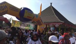 Ribuan Peserta Gowes Nusantara 2019 Semangat Bersepeda di Pringsewu - JPNN.com