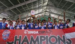 OKKY Youth Soccer Team Berhasil Pertahankan Gelar Juara di Singa Cup 2019 - JPNN.com