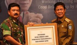 Panglima TNI Terima Hibah Lahan Pembangunan Makogabwilhan I - JPNN.com