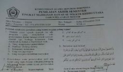 Soal Ujian untuk Madrasah Bahas tentang Khilafah, Siapa Penyusunnya? - JPNN.com