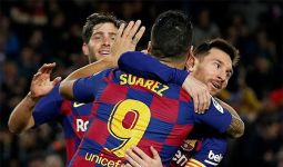 Messi Trigol, Barcelona Gusur Real Madrid - JPNN.com