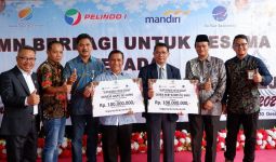 Sambut Natal, Pelindo I, Bank Mandiri dan AirNav Indonesia Berbagi Kasih di Kepulauan Riau - JPNN.com