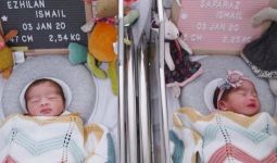 Syahnaz Sadiqah Lahirkan Sepasang Bayi Kembar, Namanya.. - JPNN.com