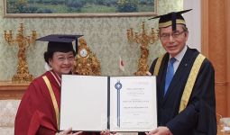 Honoris Causa dan Aplaus untuk Megawati di Suhu Dingin Hachioji - JPNN.com