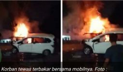 Usai Menabrak Pohon, Pengemudi Honda Freed Tewas Terbakar dalam Mobil - JPNN.com