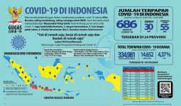 Corona di Indonesia: 24 Provinsi Tertulari Dalam 23 Hari, Ini Datanya - JPNN.com