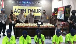 Polisi Gagalkan Peredaran 45 Kg Sabu-sabu, Lima Orang Dibekuk di Aceh Timur - JPNN.com
