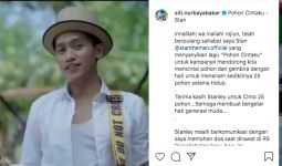 Penyanyi Muda itu Meninggal Dunia, Menteri Siti: Terima Kasih Stanley untuk Cinta 25 Pohon - JPNN.com