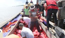 Bea Cukai dan TNI Gagalkan Penyelundupan 11 Ton Bawang Merah Ilegal Asal Malaysia - JPNN.com
