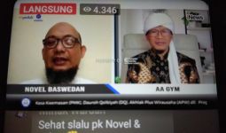 Kepada Aa Gym, Novel Baswedan Cerita Bertemu Anak Muda di Pintu Masjid - JPNN.com