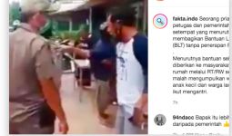 Viral! Pria Ini Mengamuk saat Satpol PP Bagi BLT, Alasannya Mencengangkan - JPNN.com