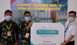 Kao Indonesia Donasikan Ribuan Alat Kebersihan ke RS Darurat Wisma Atlet   - JPNN.com