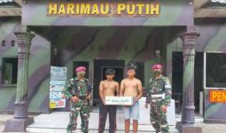 Prajurit Marinir Lewat, Dua Bajing Loncat Langsung Diringkus - JPNN.com
