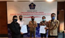 Relawan Gugus Tugas Covid-19 dan DPP IKA PMII Bekerja Sama Bangkitkan Perekonomian Warga - JPNN.com