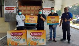 Hemaviton Sumbangkan Produknya ke RS Bhayangkara di Surabaya dan Bandung - JPNN.com