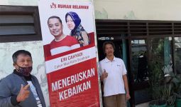 Ribuan Relawan Eri Cahyadi Pasang Spanduk Dukungan di Depan Rumah - JPNN.com
