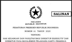 Pak Jokowi Teken Perpres, Sebegini Gaji Para Direktur Manajemen Pelaksana Kartu Prakerja - JPNN.com
