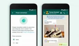 WhatsApp Rilis Pesan Sementara, Berlaku untuk Teks dan Multimedia - JPNN.com