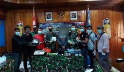 NM Tepergok Satgas TNI di Kebun Sawit, Tak Berkutik Lagi, Begini Penampakannya - JPNN.com