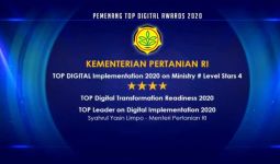 Lagi, Kementan Dianugerahi Penghargaan dari Top Digital Award 2020 - JPNN.com
