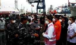 Pagi-pagi Menhub, Panglima TNI, Kabasarnas dan KSAL Berada di Pelabuhan JICT - JPNN.com