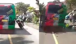 Sopir Minibus Nekat Tabrak Aipda Ivan, Duh Sampai Tersungkur dekat Ban Mobil - JPNN.com