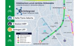 Wow, Ini Fasilitas Menarik di Jalur Sepeda Permanen Jalan Sudirman-MH Thamrin - JPNN.com