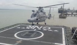 Amankan Perairan Ambalat, TNI AL Kerahkan KRI I Gusti Ngurah Rai-332 dan Heli Panther HS 4211 - JPNN.com
