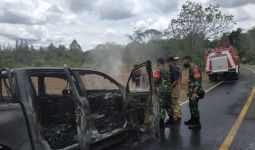 Patroli Libas Illegal Logging, Mobil Petugas Kehutanan Diduga Dibakar, Polisi Bergerak Mengusut - JPNN.com