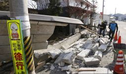 Seperti Ini Dampak Gempa Besar di Jepang - JPNN.com