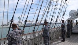 KRI Bima Suci Bertolak ke Laut Jawa Sambut Kedatangan Kapal Angkatan Laut Spanyol - JPNN.com