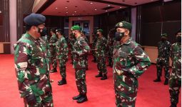 Panglima Terima Laporan Kenaikan Pangkat 34 Perwira Tinggi TNI, Nih Daftar Namanya - JPNN.com