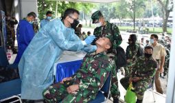 TNI AL Laksanakan Swab Antigen Pasca-Libur Idulfitri, Perwira Tinggi Juga Ikut - JPNN.com
