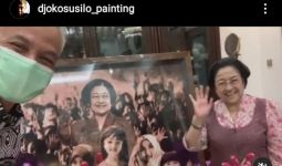 Berkat Kebaikan Hati Pak Ganjar, Lukisan Ini Diterima Ibu Megawati - JPNN.com