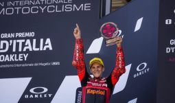 Indonesia Bangga Ada di Podium Juara Moto3 Event MotoGP Italia 2021 - JPNN.com