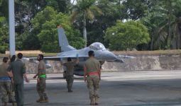 6 Pesawat Tempur F-16 AS Terbang ke Pekanbaru Mengemban Misi Khusus - JPNN.com