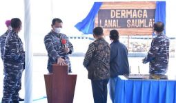 KSAL Laksamana Yudo Resmikan Dermaga Lanal Saumlaki - JPNN.com