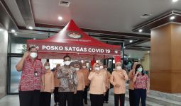Teh Pucuk Harum dan DWP Jakarta Serahkan Bantuan Tenda Satgas Covid-19 - JPNN.com