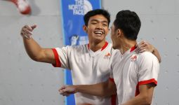 Lagi, Veddriq Leonardo Meraih Medali Emas Piala Dunia Panjat Tebing 2021 - JPNN.com