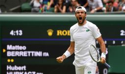 Wimbledon: Berrettini Ukir Sejarah Italia, Djokovic ke Final, Ada yang Menangis - JPNN.com