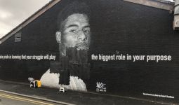 Mural Marcus Rashford Dirusak Setelah Kegagalan Inggris di Final EURO 2020 - JPNN.com