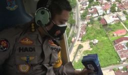 Polda Sumut Kerahkan Helikopter untuk Sosialisasi PPKM Darurat di Kota Medan, Lihat - JPNN.com