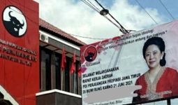 Baliho Puan Maharani di Kawasan Bencana Erupsi Gunung Semeru Dicopot Satpol PP - JPNN.com